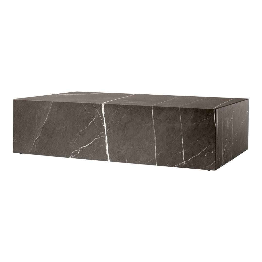 Marble Plinth Coffee Table - Low