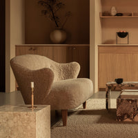 Marble Plinth Coffee Table - Low