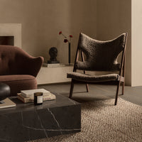 Marble Plinth Coffee Table - Low