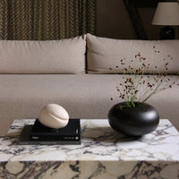 Marble Plinth Coffee Table - Low