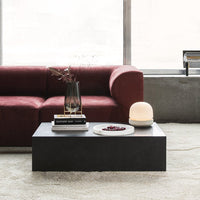 Marble Plinth Coffee Table - Low