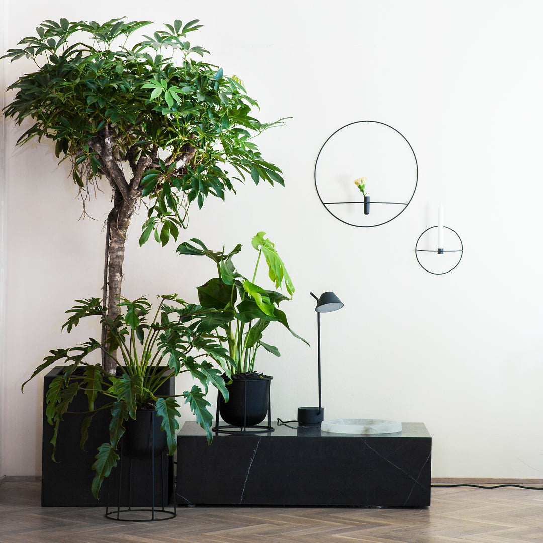 Marble Plinth Coffee Table - Low