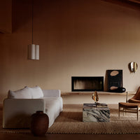 Marble Plinth Coffee Table - Low