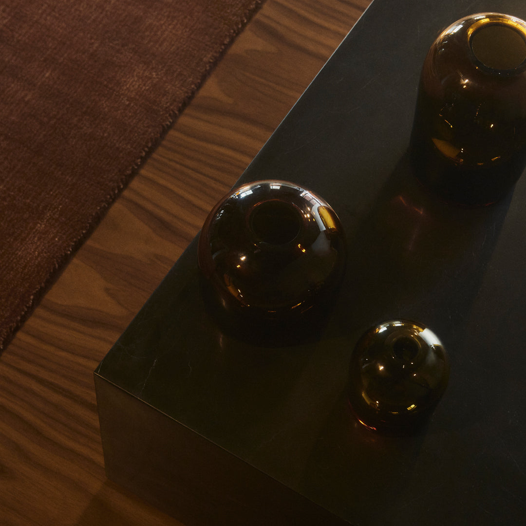 Marble Plinth Coffee Table - Low