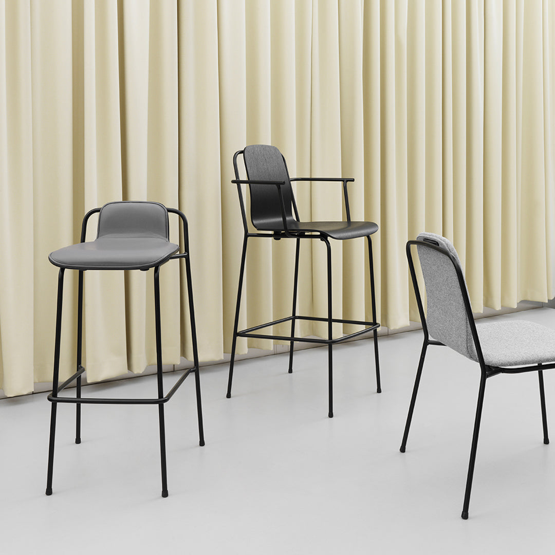 Studio Bar Stool - Front Upholstered