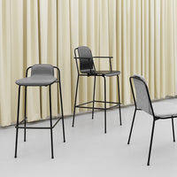 Studio Bar Stool - Front Upholstered