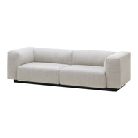 Soft Modular Two-Seater Sofa