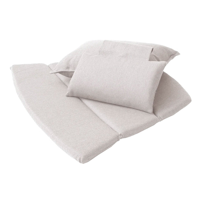 Soft beige bedding set featuring smooth textures and minimalistic design, perfect for a calming bedroom aesthetic.