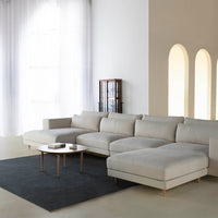 Atelier Chaise Lounge Module - Left Facing - 4-Leg