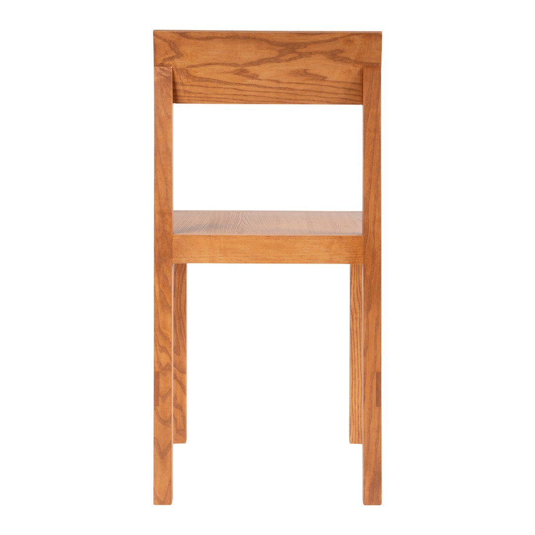 Natural wood color with a smooth finish, showcasing a simple, classic design in a minimalistic style.