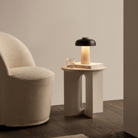 Tearoom Club Chair - Swivel w/ Return & Loose Cover