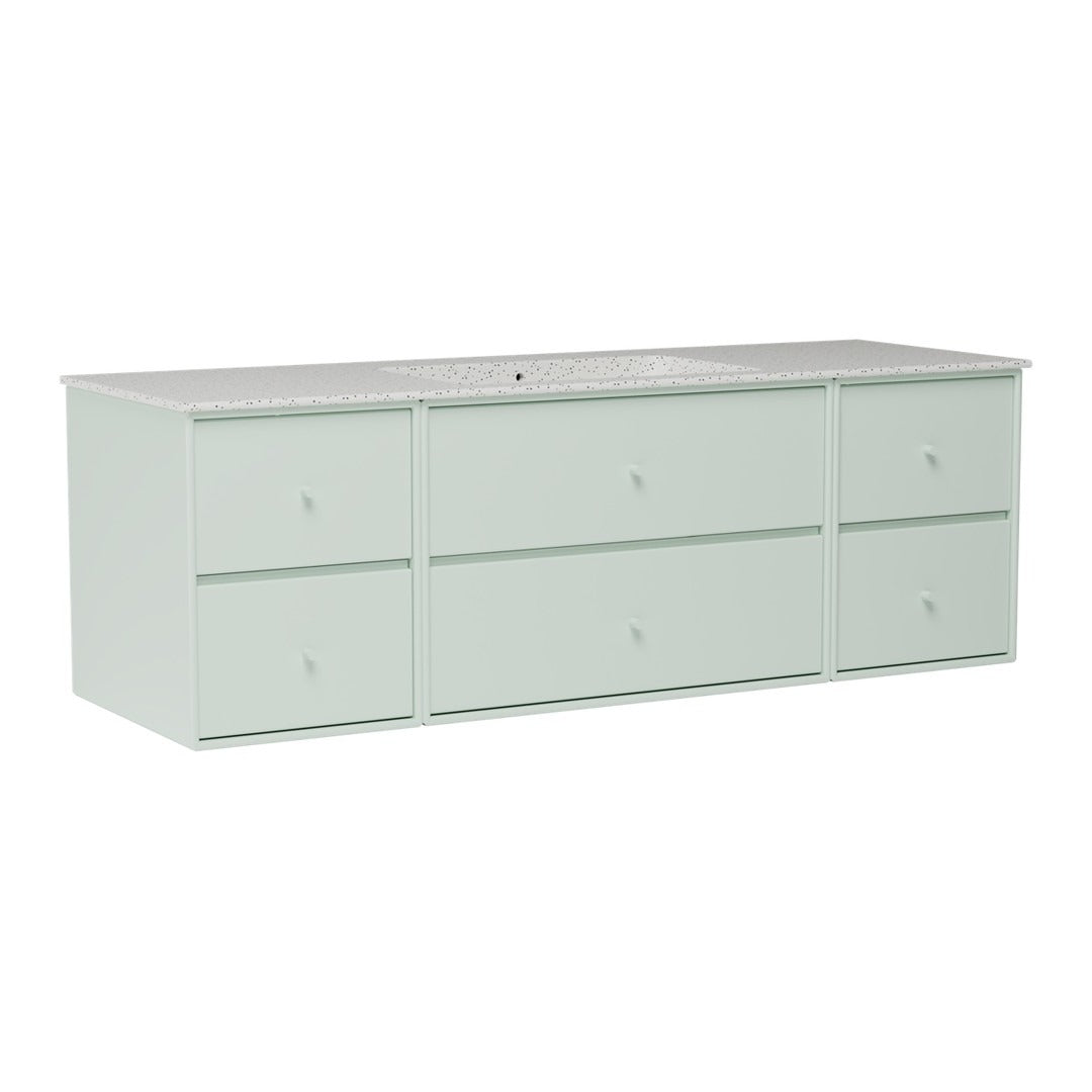 SU2409 Bathroom Vanity w/ Basin - 55.9" W