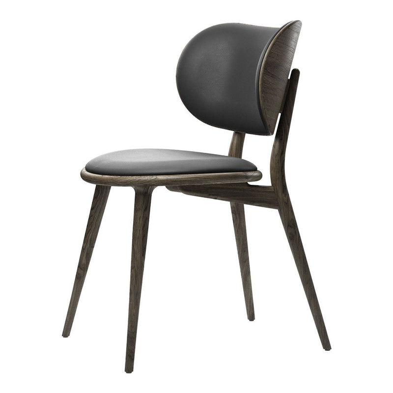 Modern black and gray chair with a sleek design and smooth finishes, showcasing a minimalist style.
