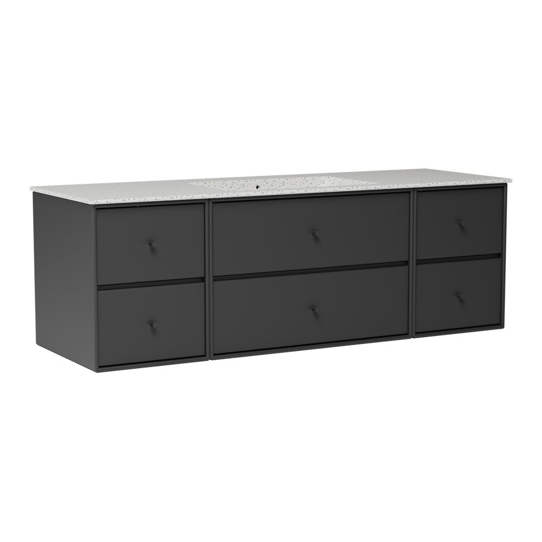 SU2409 Bathroom Vanity w/ Basin - 55.9" W