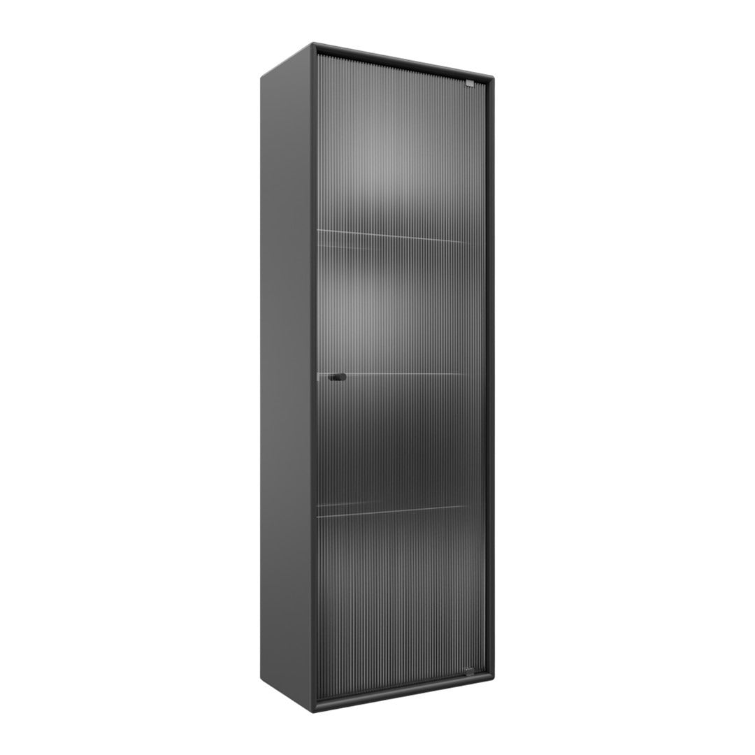 Ripple VI Tall Bathroom Cabinet - Wall Mounted