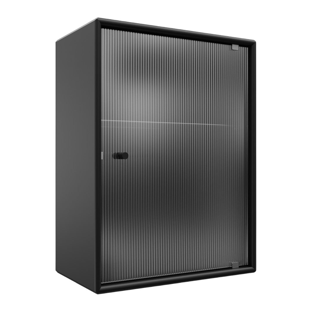 OS1225G Bathroom Cabinet w/ Rippled Glass Door