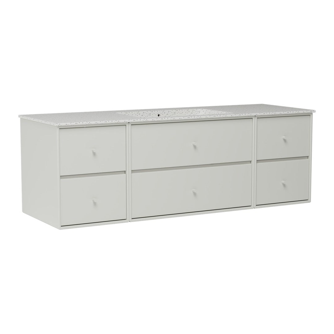 SU2409 Bathroom Vanity w/ Basin - 55.9" W