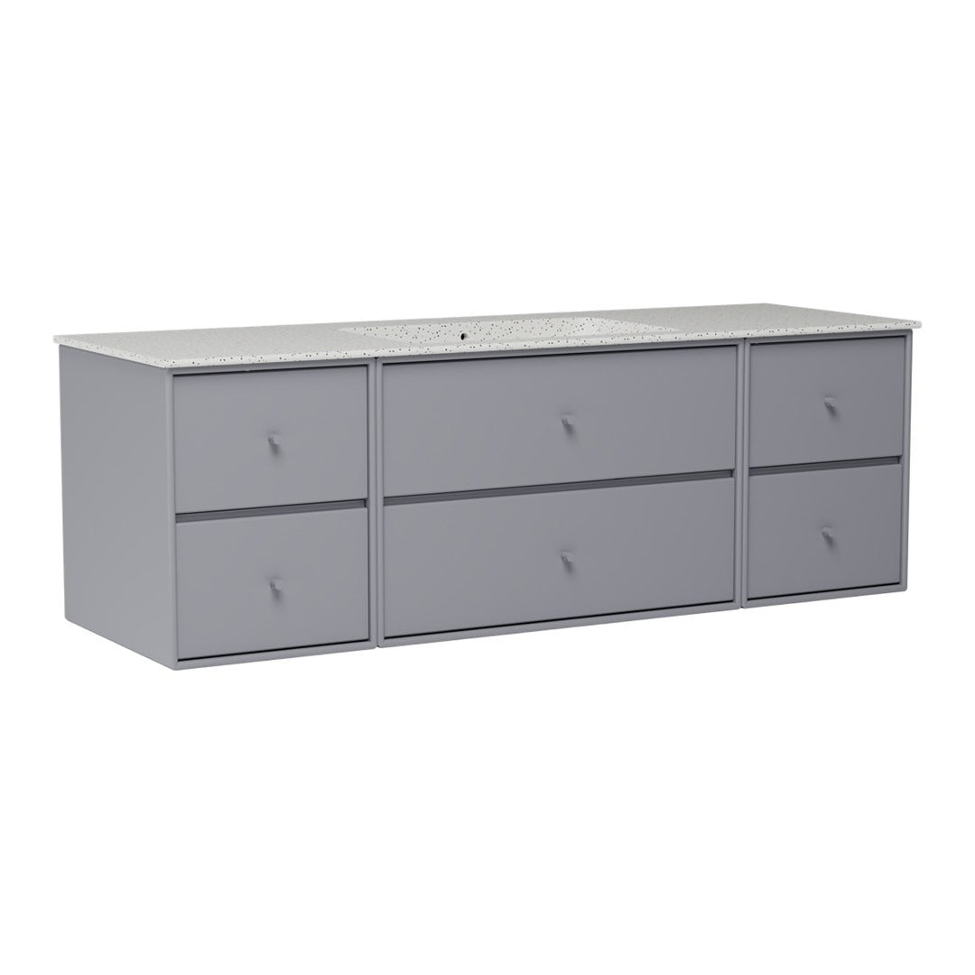 SU2409 Bathroom Vanity w/ Basin - 55.9" W