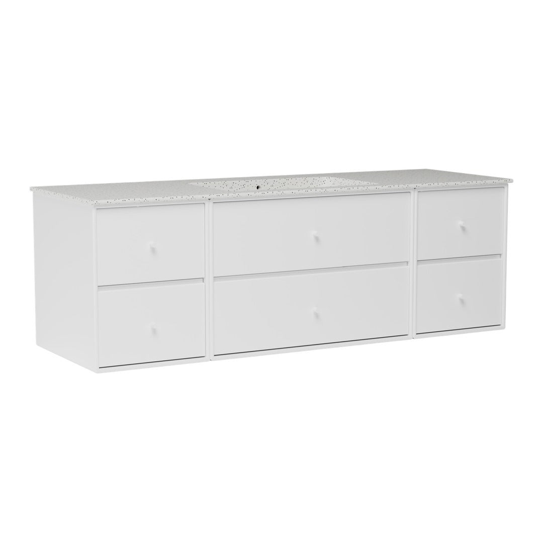 SU2409 Bathroom Vanity w/ Basin - 55.9" W