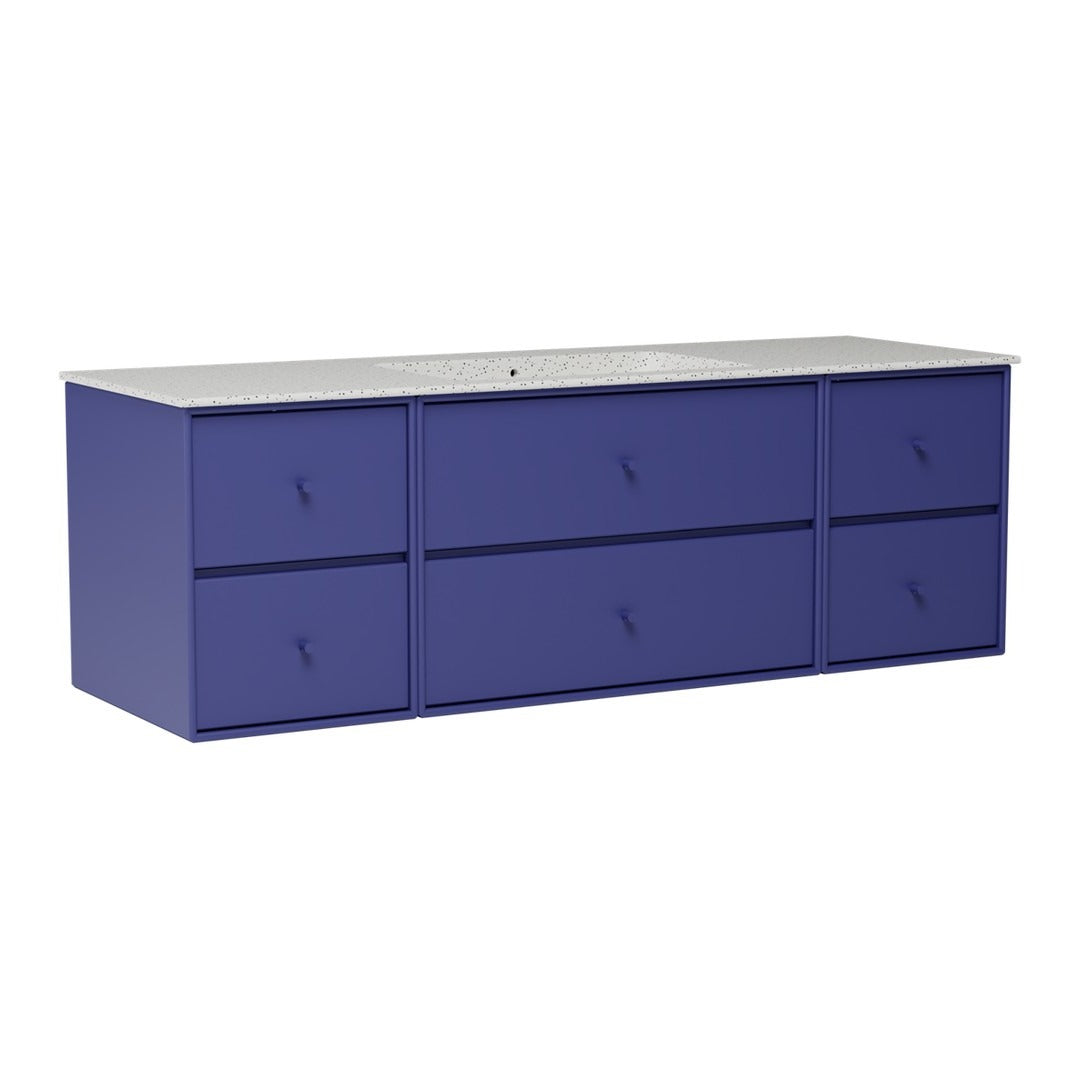 SU2409 Bathroom Vanity w/ Basin - 55.9" W