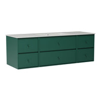 SU2409 Bathroom Vanity w/ Basin - 55.9" W