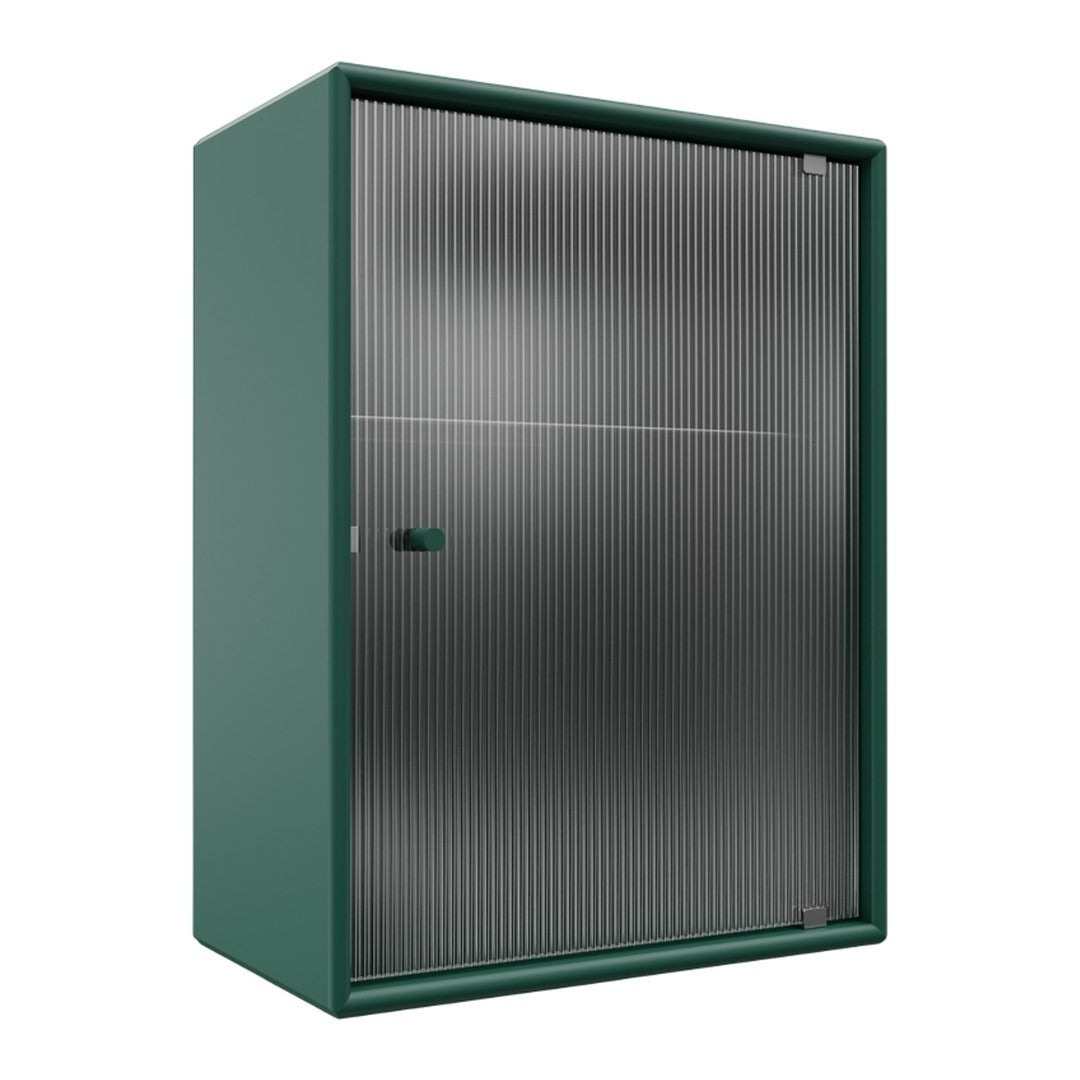 OS1225G Bathroom Cabinet w/ Rippled Glass Door