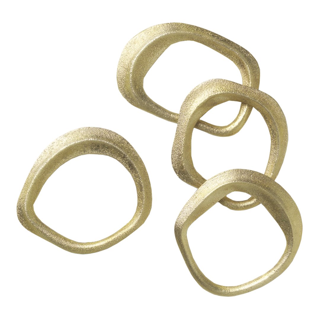 Flow Napkin Rings - Set of 4