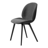 Beetle Dining Chair - Front Upholstered - Plastic Base, Monochrome
