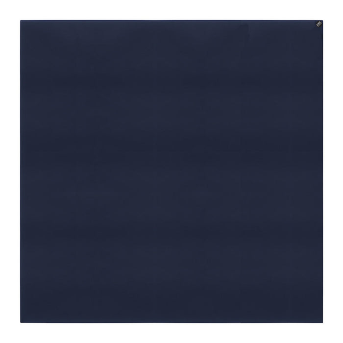 Solid navy blue fabric square, featuring a smooth texture without patterns. Perfect for various crafting projects.