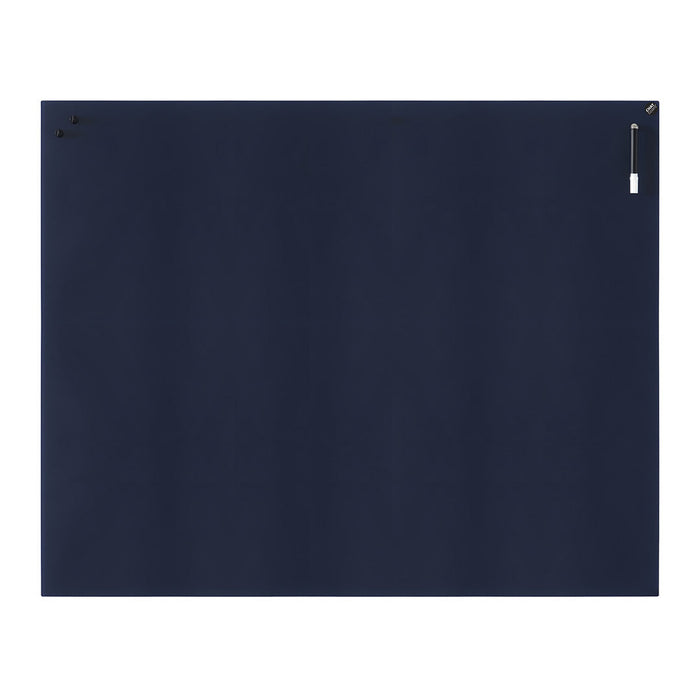 Navy blue flat surface with a smooth texture and subtle sheen, ideal for various uses in home or office settings.
