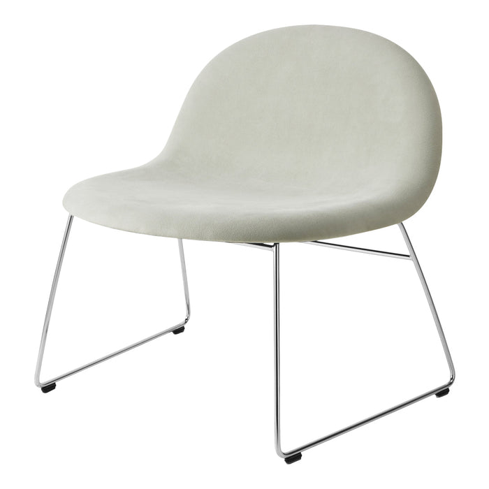 Gubi 3D Lounge Chair - Fully Upholstered - Sledge Base