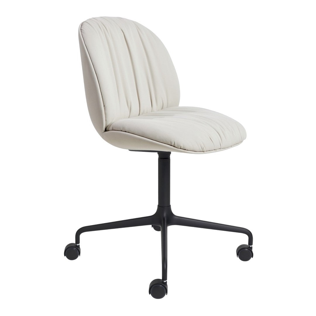 Beetle Soft Meeting Chair - 4-Star Base w/ Casters - Fully Upholstered
