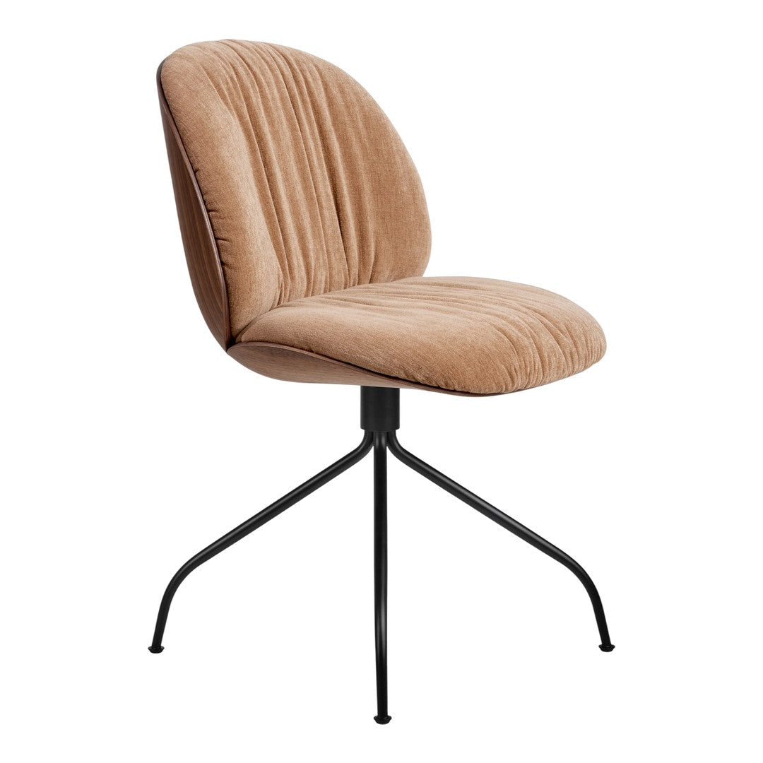 Beetle Soft Meeting Chair - Swivel Base - Front Upholstered - Veneer Shell