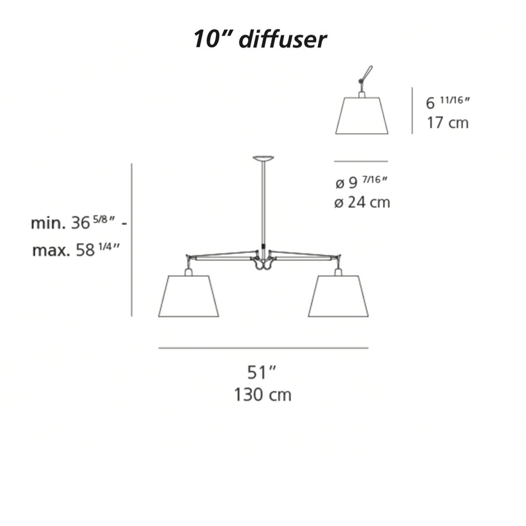 Modern pendant light fixture with white shades and sleek metallic accents. Clear minimalist design with a harmonious blend.
