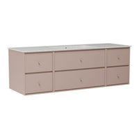 SU2409 Bathroom Vanity w/ Basin - 55.9" W