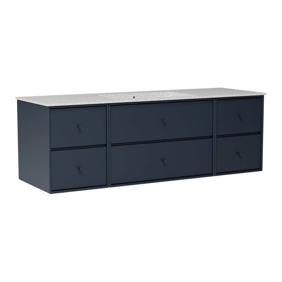 SU2409 Bathroom Vanity w/ Basin - 55.9" W