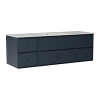 SU2409 Bathroom Vanity w/ Basin - 55.9" W