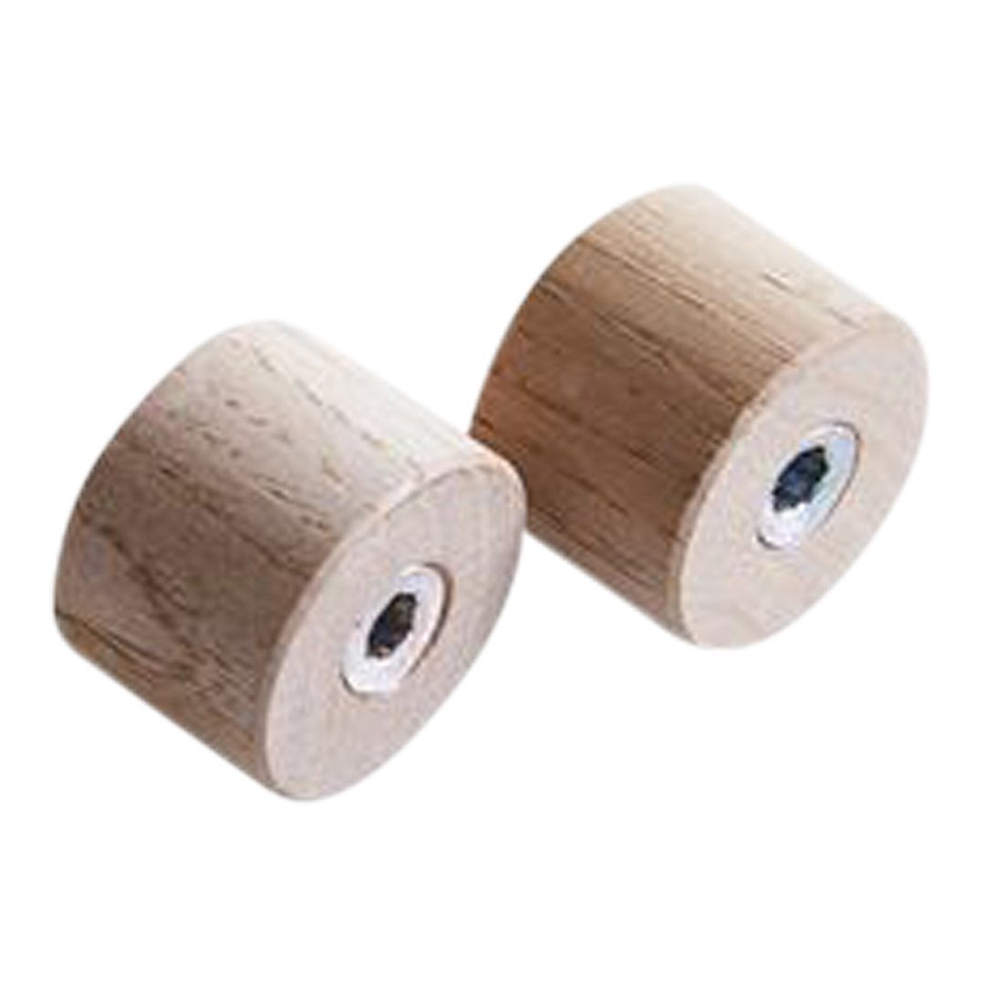 Natural wood cabochons with smooth, light beige finish, featuring subtle grain patterns. Perfect for craft projects.