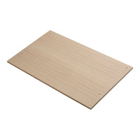 Light beige wooden board with a smooth surface and subtle grain pattern, ideal for various DIY projects.