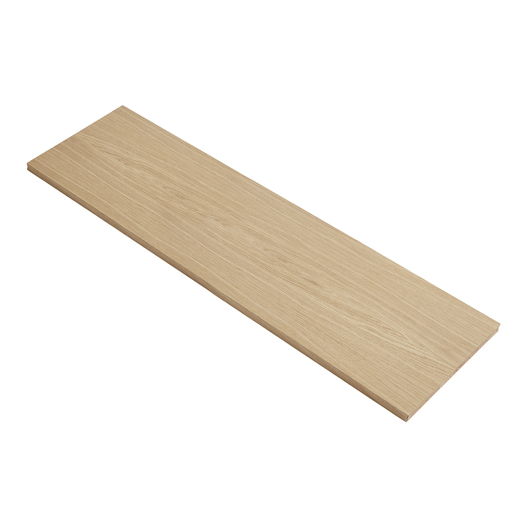 Natural light wood plank with a smooth finish and subtle grain pattern. Ideal for home decor projects.