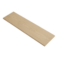 Natural light wood plank with a smooth finish and subtle grain pattern. Ideal for home decor projects.