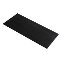 Sleek black rectangular panel with a smooth, matte finish, perfect for modern interiors or furniture design.