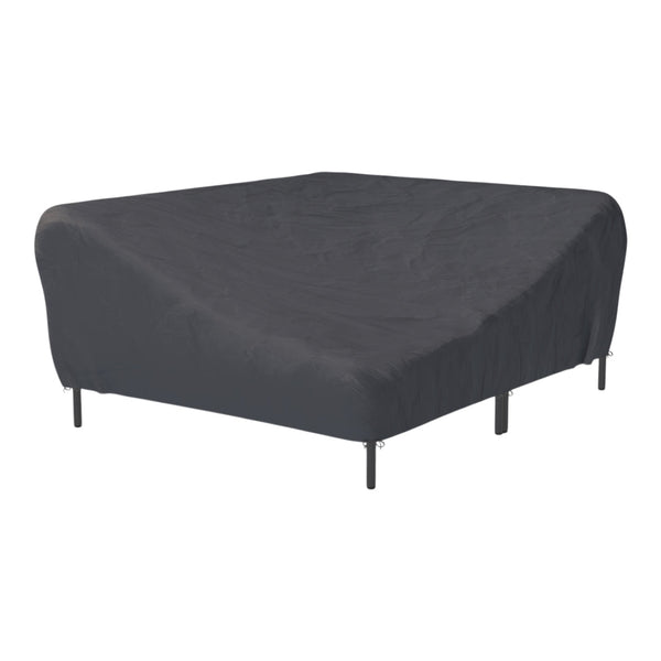 Black mattress cover with a smooth texture, designed to protect and enhance bedroom decor. 