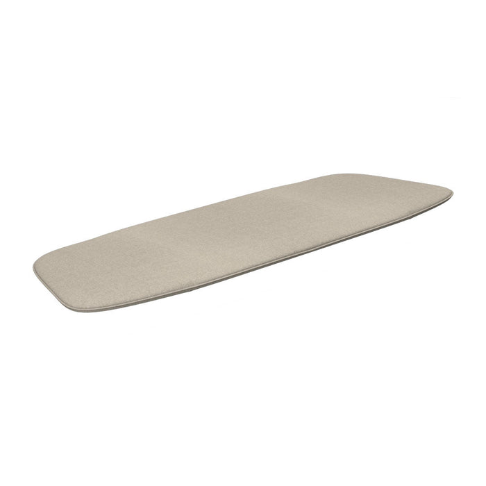 Beige rectangular mat with a smooth, textured surface, ideal for various home decor styles.