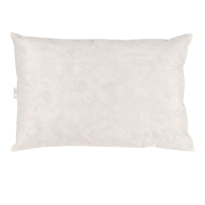 Soft cream pillow with a subtle, textured pattern for a cozy, modern touch. Perfect for any decor style.
