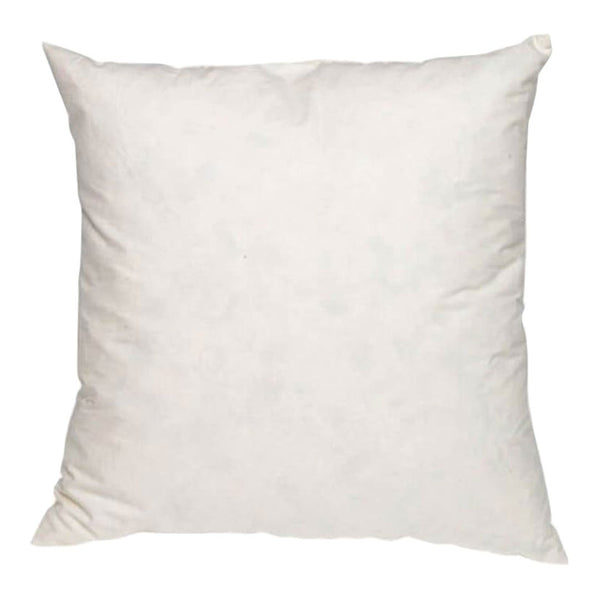 Soft white cushion with a smooth texture and no patterns, perfect for minimalist decor.