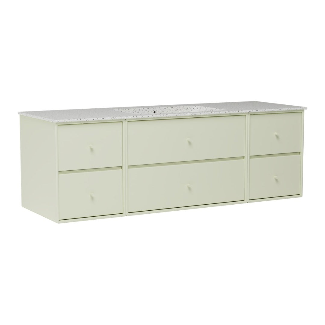 SU2409 Bathroom Vanity w/ Basin - 55.9" W
