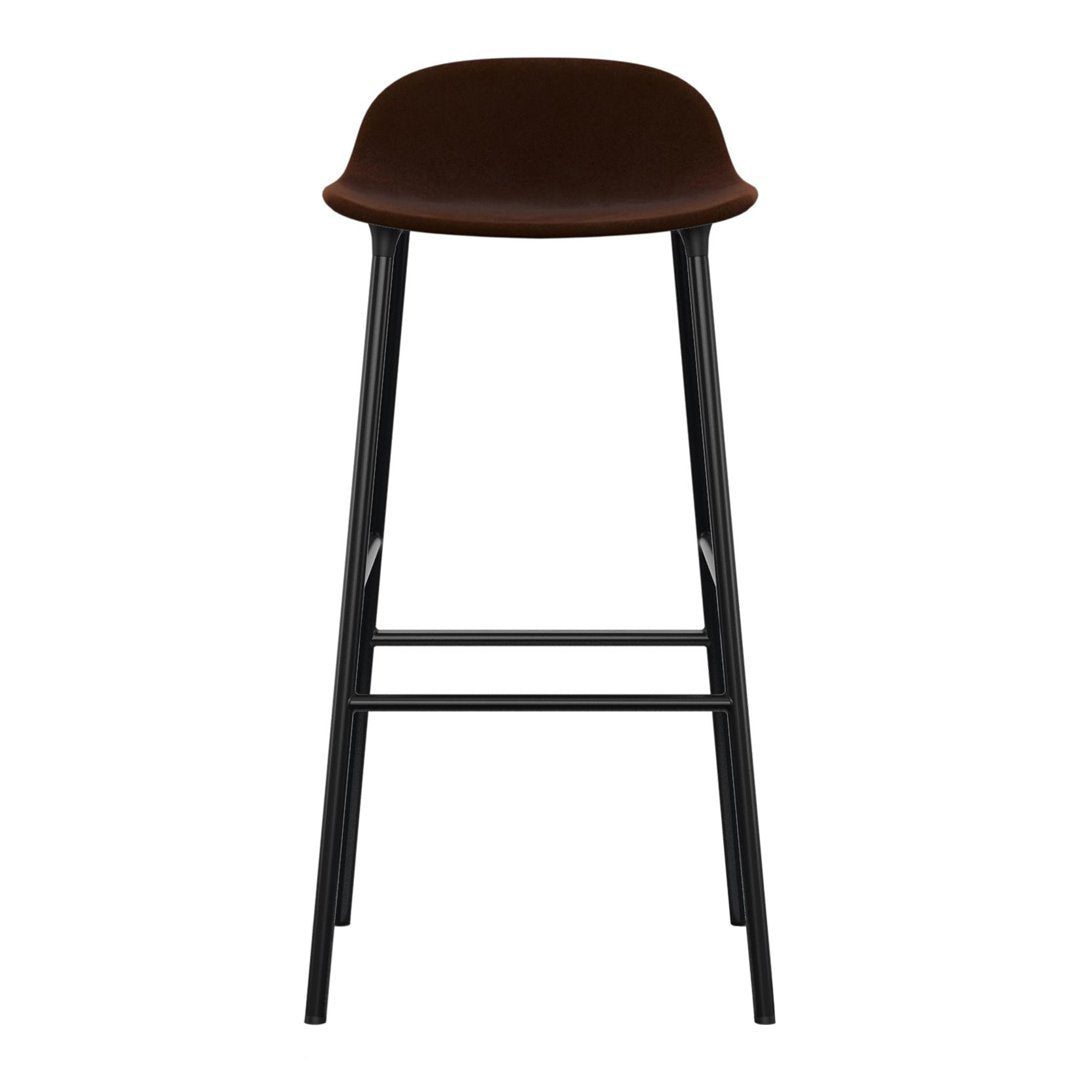 Form Bar Stool - Metal Legs - Upholstered