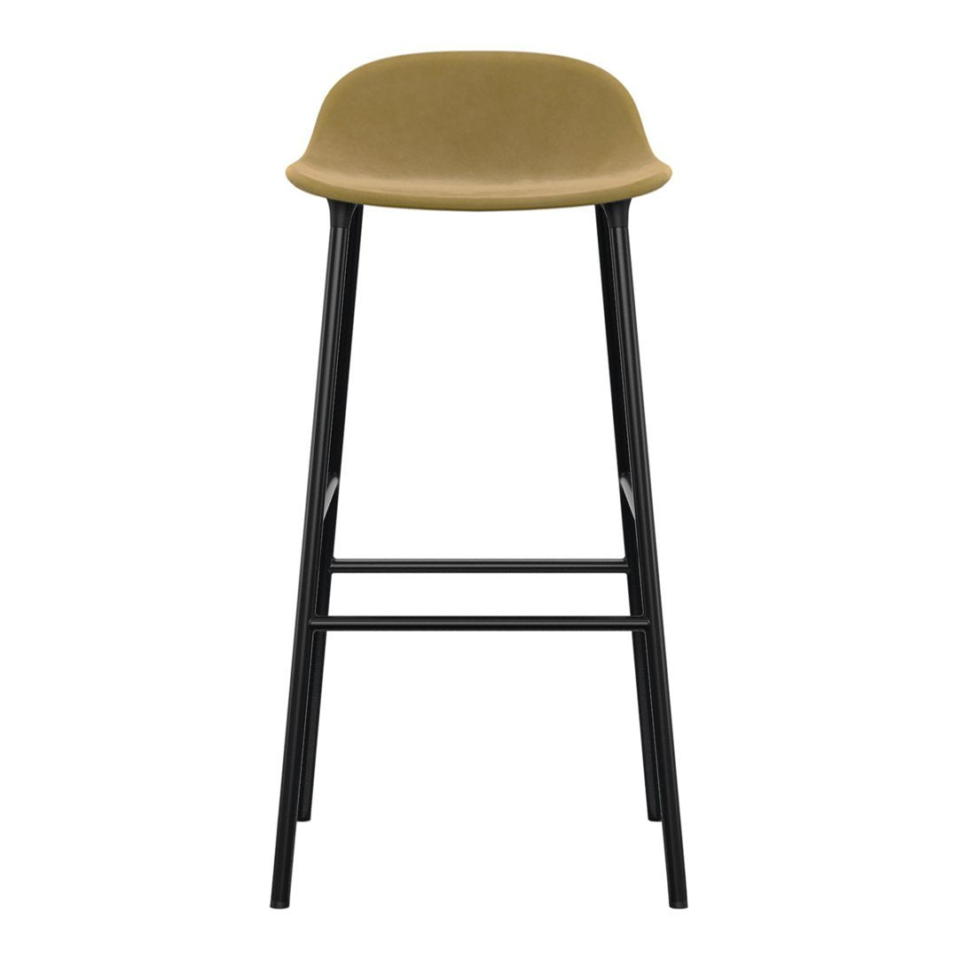 Form Bar Stool - Metal Legs - Upholstered
