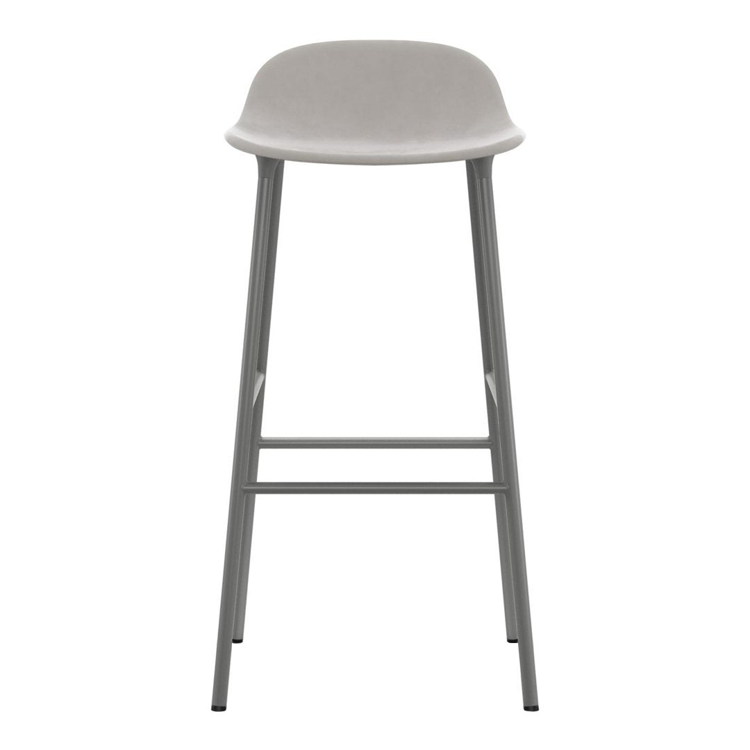 Form Bar Stool - Metal Legs - Upholstered